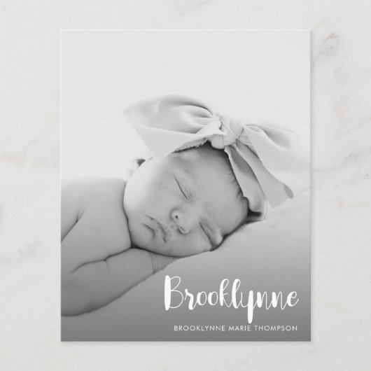 Prijs Eenvoudige aankondiging foto's (Voorkant)