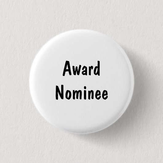 Prijs Genomineerde Ronde Button 3,2 Cm (Voorkant)