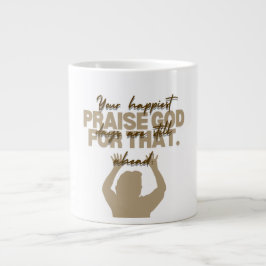Prijs God geloof geïnspireerd  Grote Koffiekop