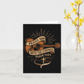 Prijs Hem Met De Snaar Jezus Akoestische Gitaar Kaart (Gele Bloem)