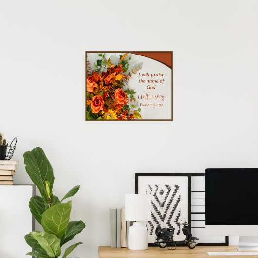 Prijs hem met Thanksgiving Poster (Thuiskantoor)