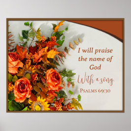 Prijs hem met Thanksgiving Poster