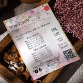 Prijs huishoudelijke hulp Bloemencode QR-code Flyer