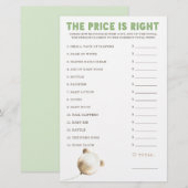 Prijs is de juiste Baby shower (Voorkant / Achterkant)