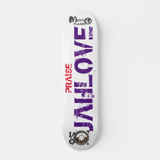 PRIJS JAH LIEFDE Skateboard, 7¾" Deck Persoonlijk Skateboard (Voorkant)