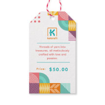 Prijs Label en Business Label voor Kunst en Ambach