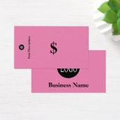 Prijs Label Geen streepjescode Roze Label detailha Visitekaartje (Bureau)