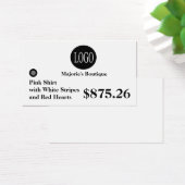 Prijs Label  Label detailhandel Visitekaartje (Bureau)