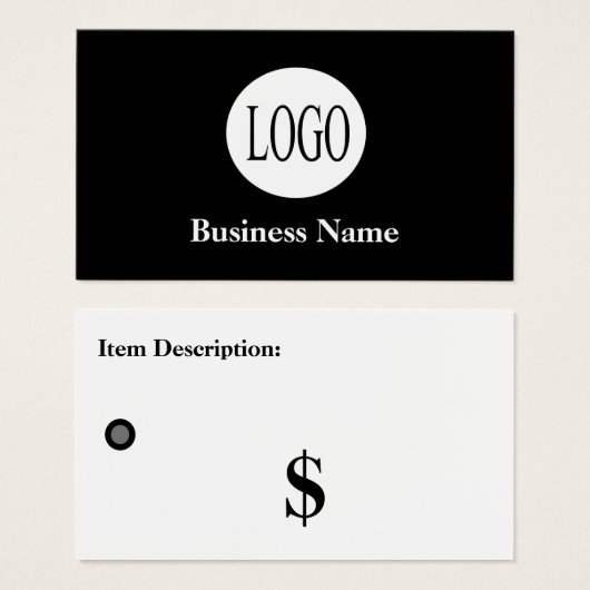 Prijs Label  Label detailhandel Visitekaartje (Voorkant /achterkant)