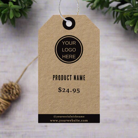 Prijs Label Small Business Logo Boutique Clean Kra Cadeaulabel