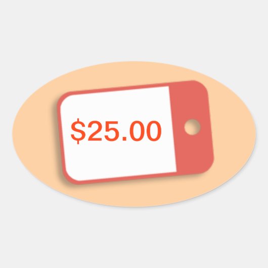 Prijs Label stickers (Voorkant)