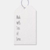 Prijs Label Water Cadeaulabel (Voorkant)