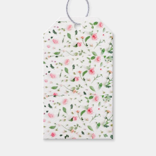 Prijs Labels bloemenpatroon ontwerp 4k kwaliteit Cadeaulabel (Voorkant)