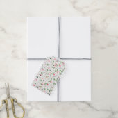 Prijs Labels bloemenpatroon ontwerp 4k kwaliteit Cadeaulabel (Met Touw)