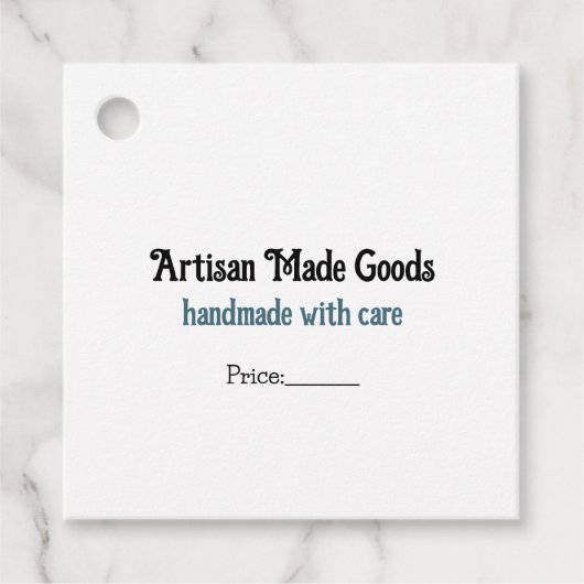  prijs Labels voor uw handgemaakte producten (Voorkant)