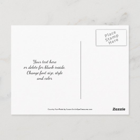 Prijs: Landenbeurs bedankt Briefkaart (Achterkant)