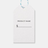 Prijs Logo Eenvoudige professionele cadeau Labels Cadeaulabel (Voorkant)