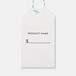 Prijs Logo Eenvoudige professionele cadeau Labels Cadeaulabel