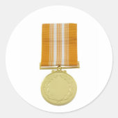 Prijs medaille ronde sticker (Voorkant)