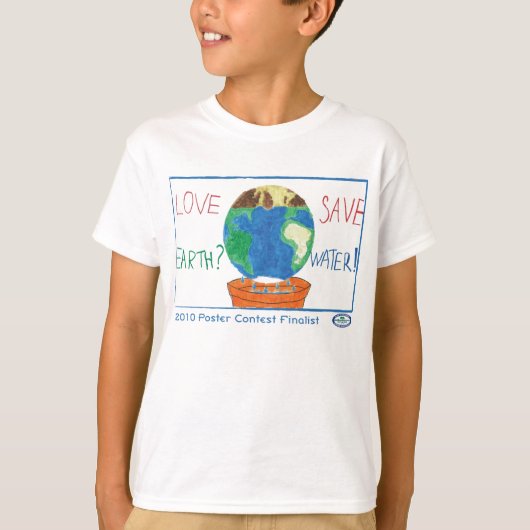 Prijs Poster waterbewustzijn T-shirt (Voorkant)