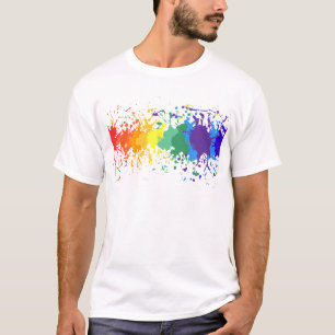 PRIJS PRIJS PRIJS PRIJS PLAATS VOOR RAINBOW-PAINT- T-SHIRT