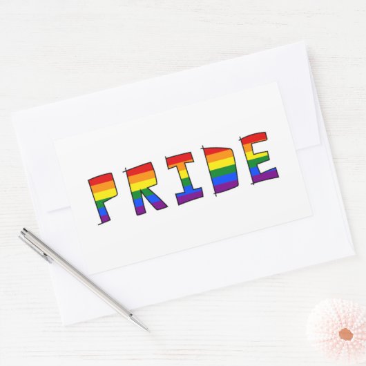 PRIJS RECHTHOEKIGE STICKER (Envelop)