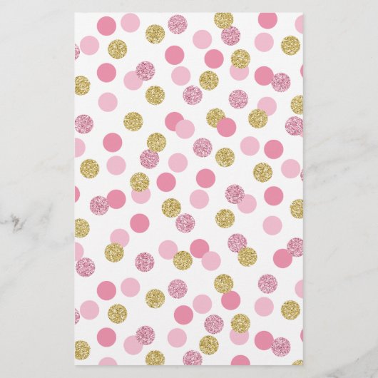 Prijs roze en gouden Baby shower Juiste game Kaart (Achterkant)