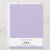 PRIJS SERVICE LIJST Frosting druppelstrooisel paar Kaart (Achterkant)