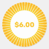 Prijs Sticker (Voorkant)