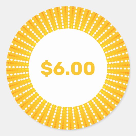 Prijs Sticker (Voorkant)