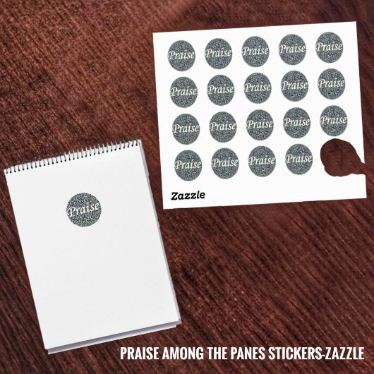 Prijs tussen de panelen ronde sticker