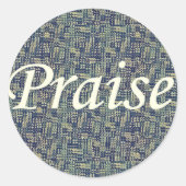 Prijs tussen de panelen ronde sticker (Voorkant)