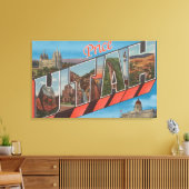Prijs, UtahLarge Letter ScenesPrice, UT Canvas Afdruk (Insitu (Woonkamer))