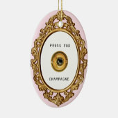 Prijs van het Europees Parlement | dubbelzijdig Keramisch Ornament (Rechts)