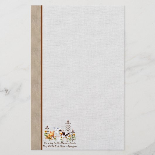 Prijs van Pythagoras Vegetarian Briefpapier (Voorkant)