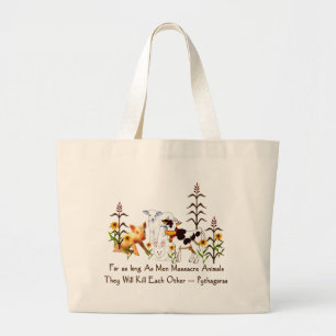 Prijs van Pythagoras Vegetarian Grote Tote Bag