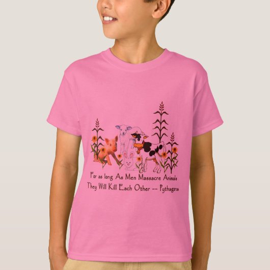 Prijs van Pythagoras Vegetarian T-shirt (Voorkant)