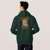 PRIJS VD STD KOSTEN STIJGING KOSTEN INFLATIE THUIS HOODIE (Achterkant volledig)