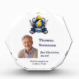 Prijs voor beste elektricien Persoonlijke foto