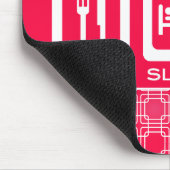 Prijs voor de roze Funny Shopaholic Eat Sleep Shop Muismat (Hoek)