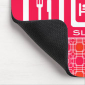 Prijs voor de roze Funny Shopaholic Eat Sleep Shop Muismat (Hoek)