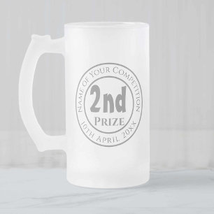 Prijs voor de wedstrijd 2de prijs matglas bierpul