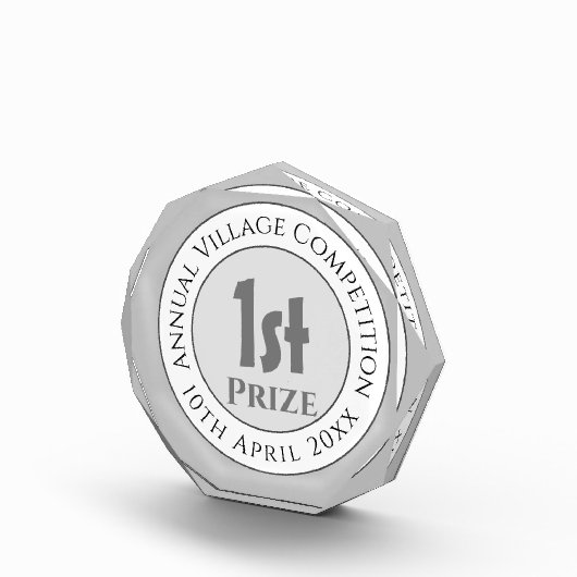 Prijs voor de wedstrijd fotoblokken (Rechts)