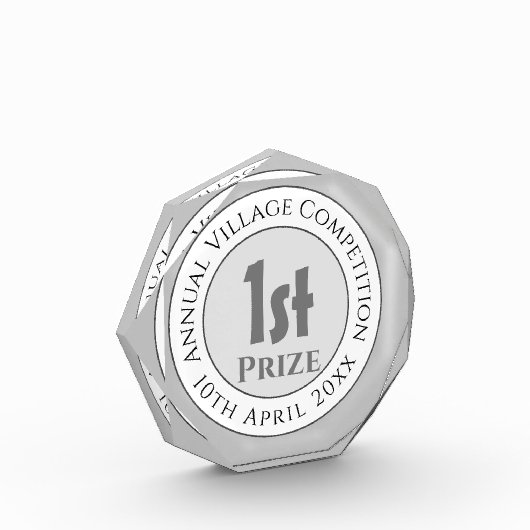 Prijs voor de wedstrijd fotoblokken (Links)