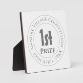 Prijs voor de wedstrijd fotoplaat (Voorkant)