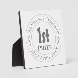 Prijs voor de wedstrijd fotoplaat