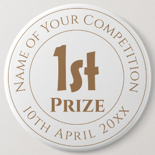 Prijs voor de wedstrijd ronde button 6,0 cm