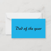 Prijs voor één visuitstap notitiekaartje (Achterkant)