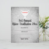 prijs voor het certificaat van winnaars van de kan briefhoofd (Staand voorkant)