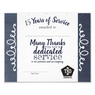 Prijs voor universele werknemers in het Chalkboard Foto Afdruk